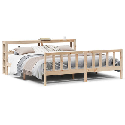 Cadre de lit sans matelas 180x200 cm bois massif de pin