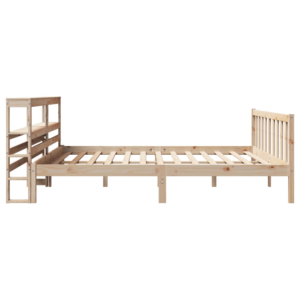 Cadre de lit sans matelas 180x200 cm bois massif de pin