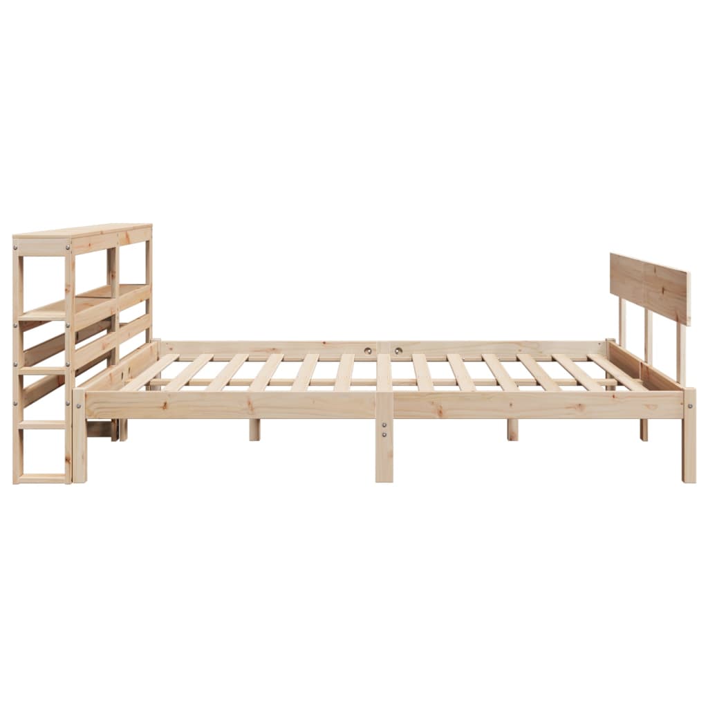 Cadre de lit sans matelas 120x190 cm bois de pin massif