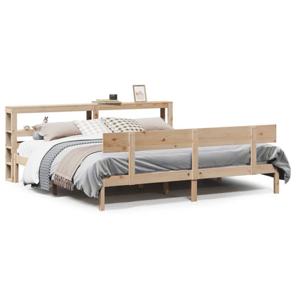 Cadre de lit sans matelas 180x200 cm bois massif de pin