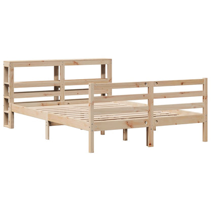 Cadre de lit sans matelas 120x190 cm bois de pin massif