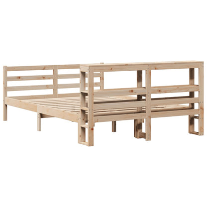 Cadre de lit sans matelas 120x190 cm bois de pin massif