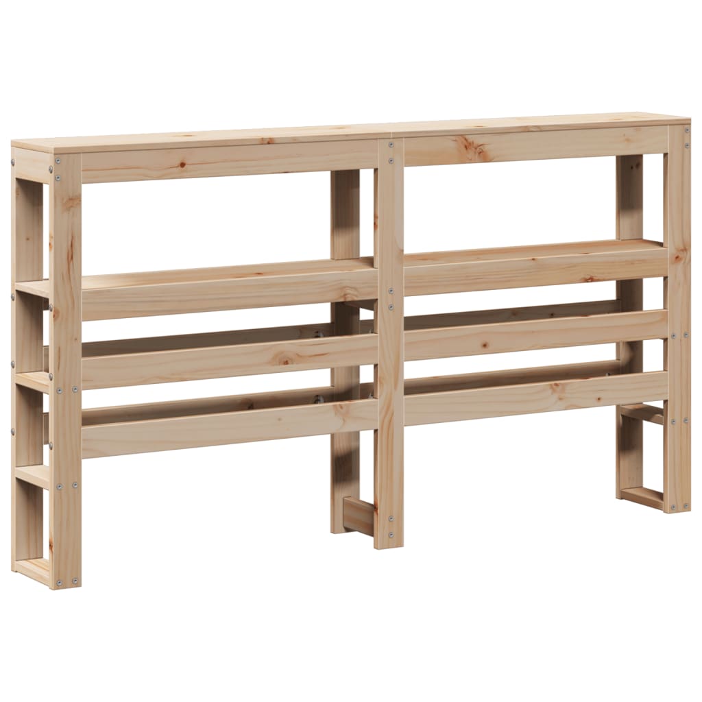 Cadre de lit sans matelas 135x190 cm bois de pin massif