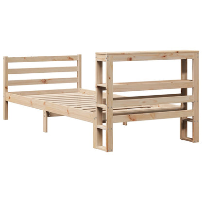 Cadre de lit sans matelas 100x200 cm bois massif de pin