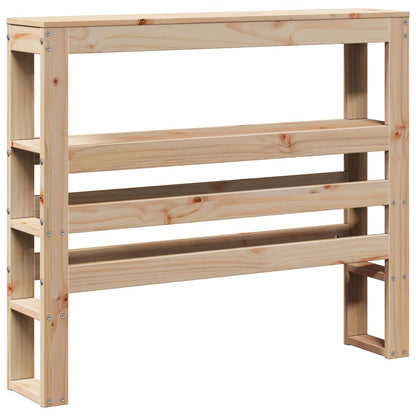 Cadre de lit sans matelas 75x190 cm bois de pin massif