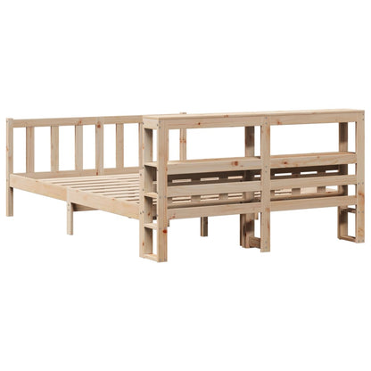 Cadre de lit sans matelas 120x190 cm bois de pin massif