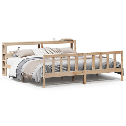 Cadre de lit sans matelas 180x200 cm bois massif de pin