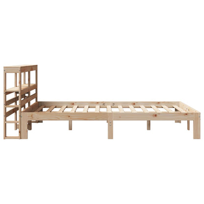 Cadre de lit avec tête de lit sans matelas 140x190 cm