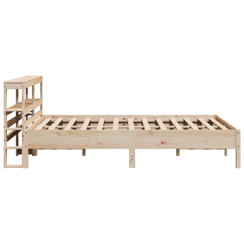 Cadre de lit sans matelas 160x200 cm bois massif de pin