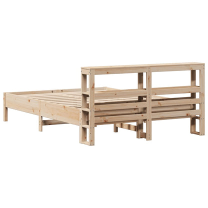 Cadre de lit sans matelas 160x200 cm bois massif de pin