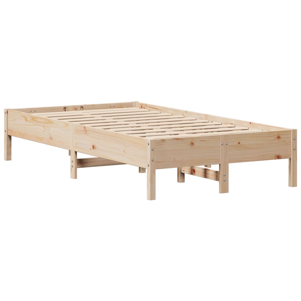 Cadre de lit sans matelas 120x200 cm bois de pin massif