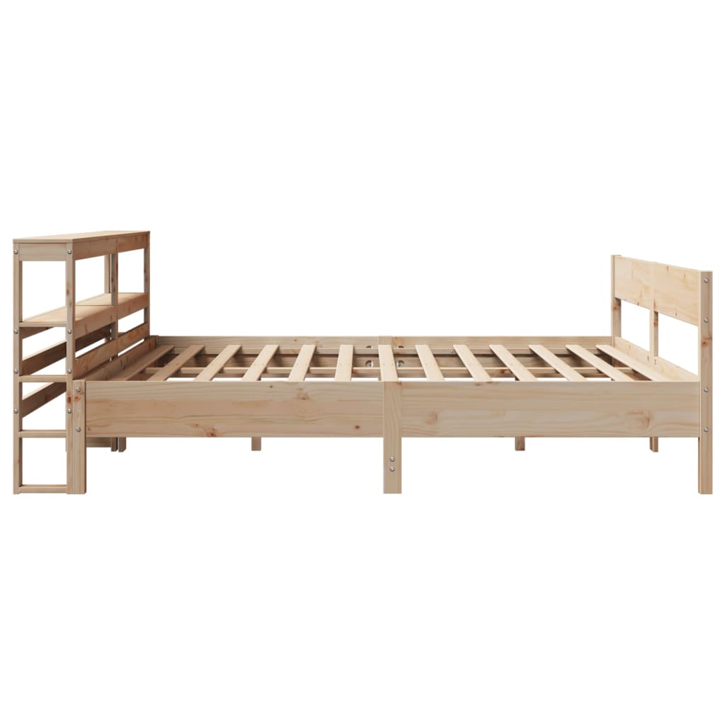 Cadre de lit sans matelas 180x200 cm bois massif de pin