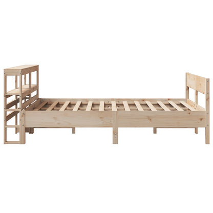 Cadre de lit sans matelas 160x200 cm bois massif de pin