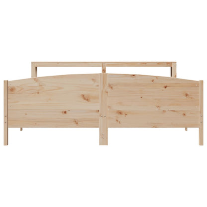 Cadre de lit sans matelas 180x200 cm bois massif de pin