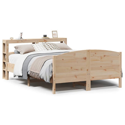 Cadre de lit sans matelas 160x200 cm bois massif de pin