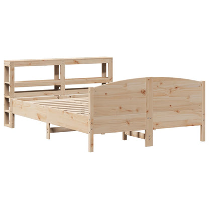 Cadre de lit sans matelas 160x200 cm bois massif de pin