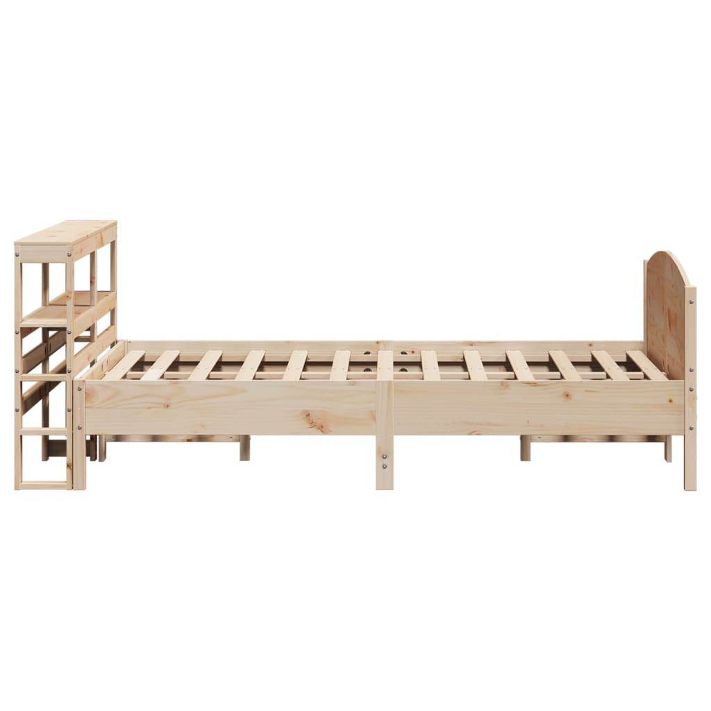 Cadre de lit sans matelas 160x200 cm bois massif de pin