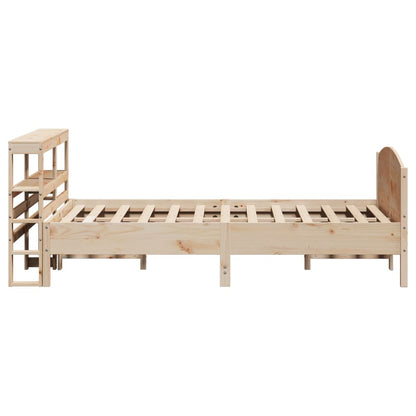 Cadre de lit sans matelas 160x200 cm bois massif de pin