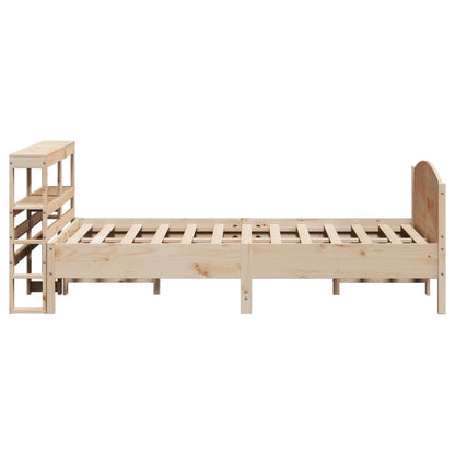 Cadre de lit sans matelas 150x200 cm bois de pin massif