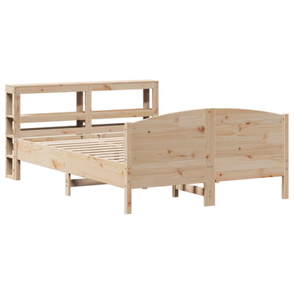 Cadre de lit sans matelas 140x200 cm bois massif de pin