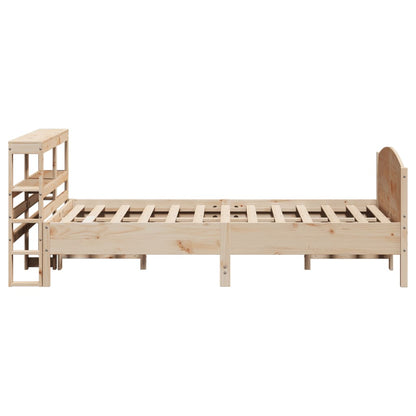 Cadre de lit sans matelas 140x200 cm bois massif de pin