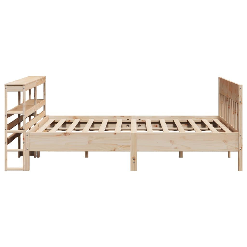 Cadre de lit sans matelas 180x200 cm bois massif de pin