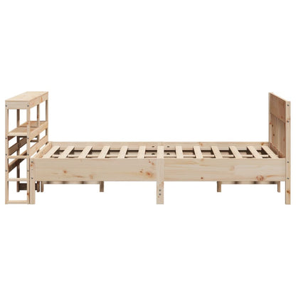 Cadre de lit sans matelas 160x200 cm bois massif de pin