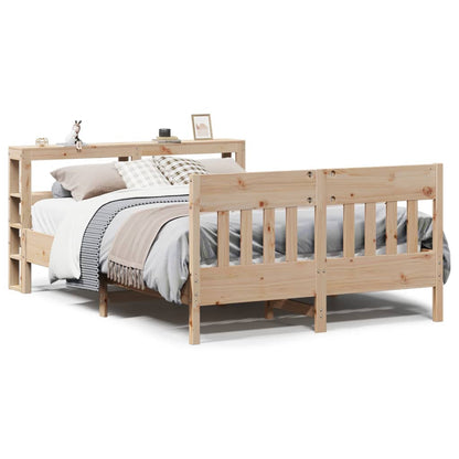 Cadre de lit sans matelas 150x200 cm bois de pin massif