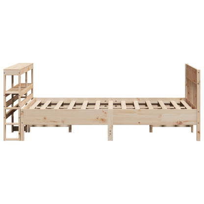 Cadre de lit sans matelas 140x200 cm bois massif de pin