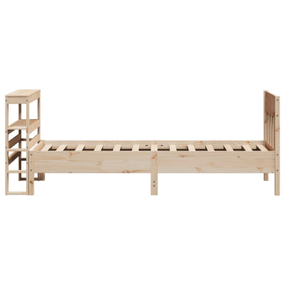 Cadre de lit sans matelas 100x200 cm bois massif de pin