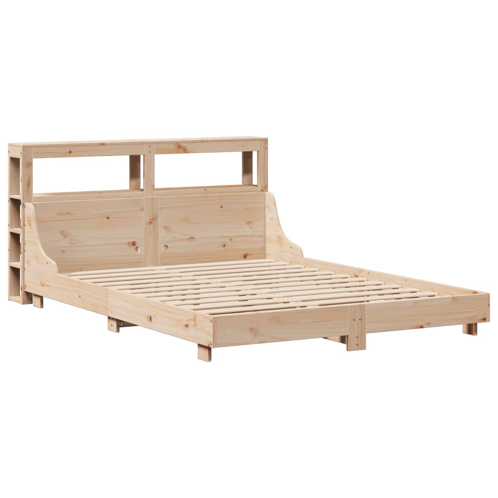 Cadre de lit sans matelas 160x200 cm bois massif de pin