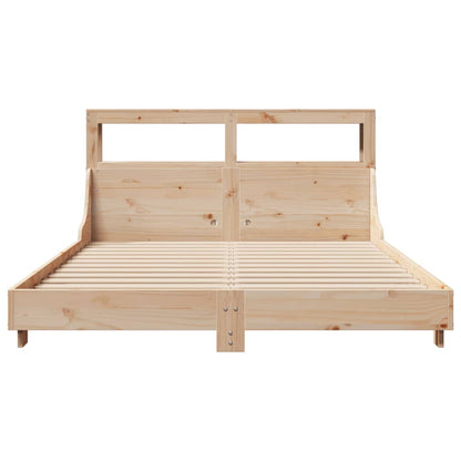 Cadre de lit sans matelas 160x200 cm bois massif de pin