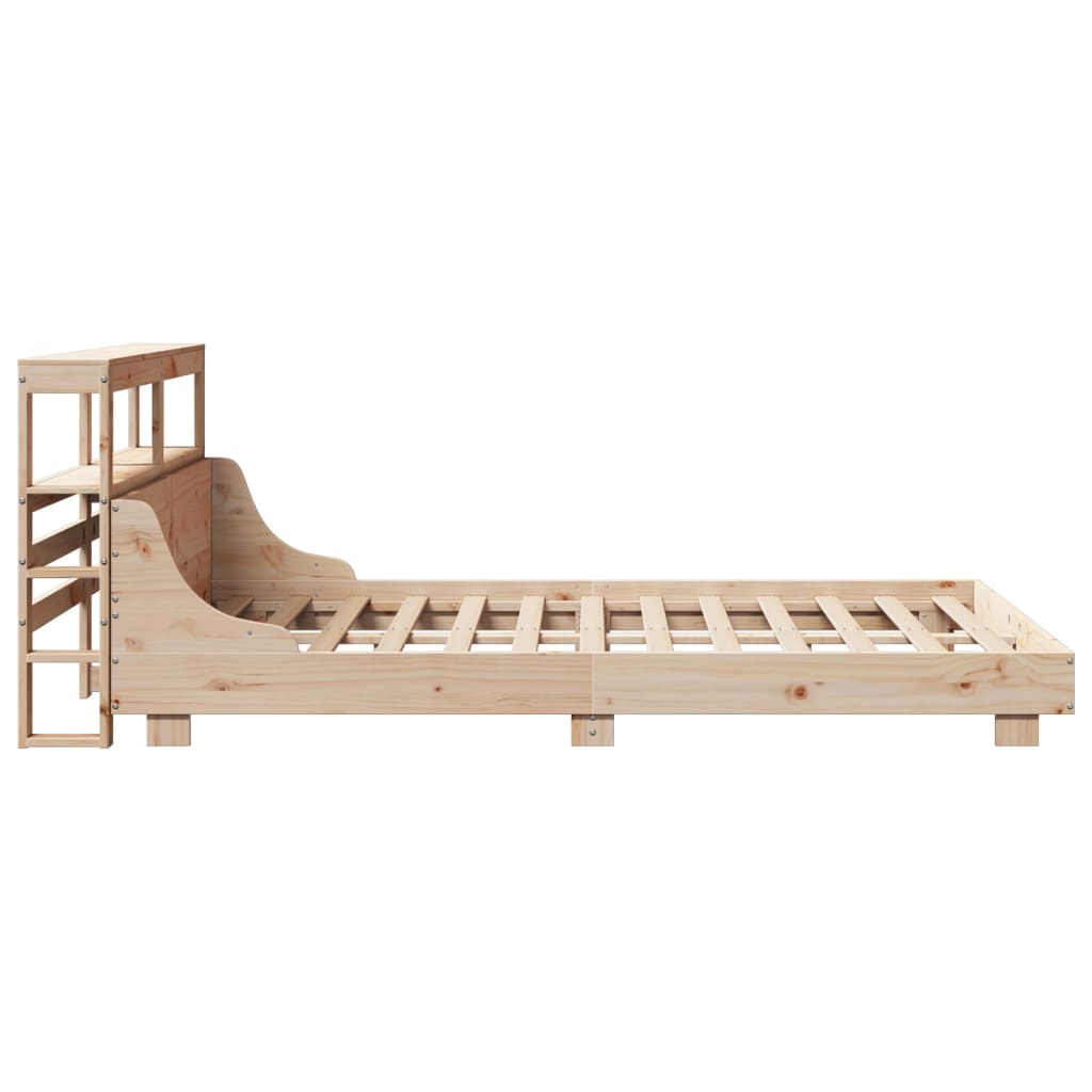 Cadre de lit sans matelas 160x200 cm bois massif de pin