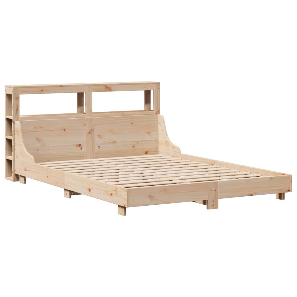 Cadre de lit sans matelas 150x200 cm bois de pin massif