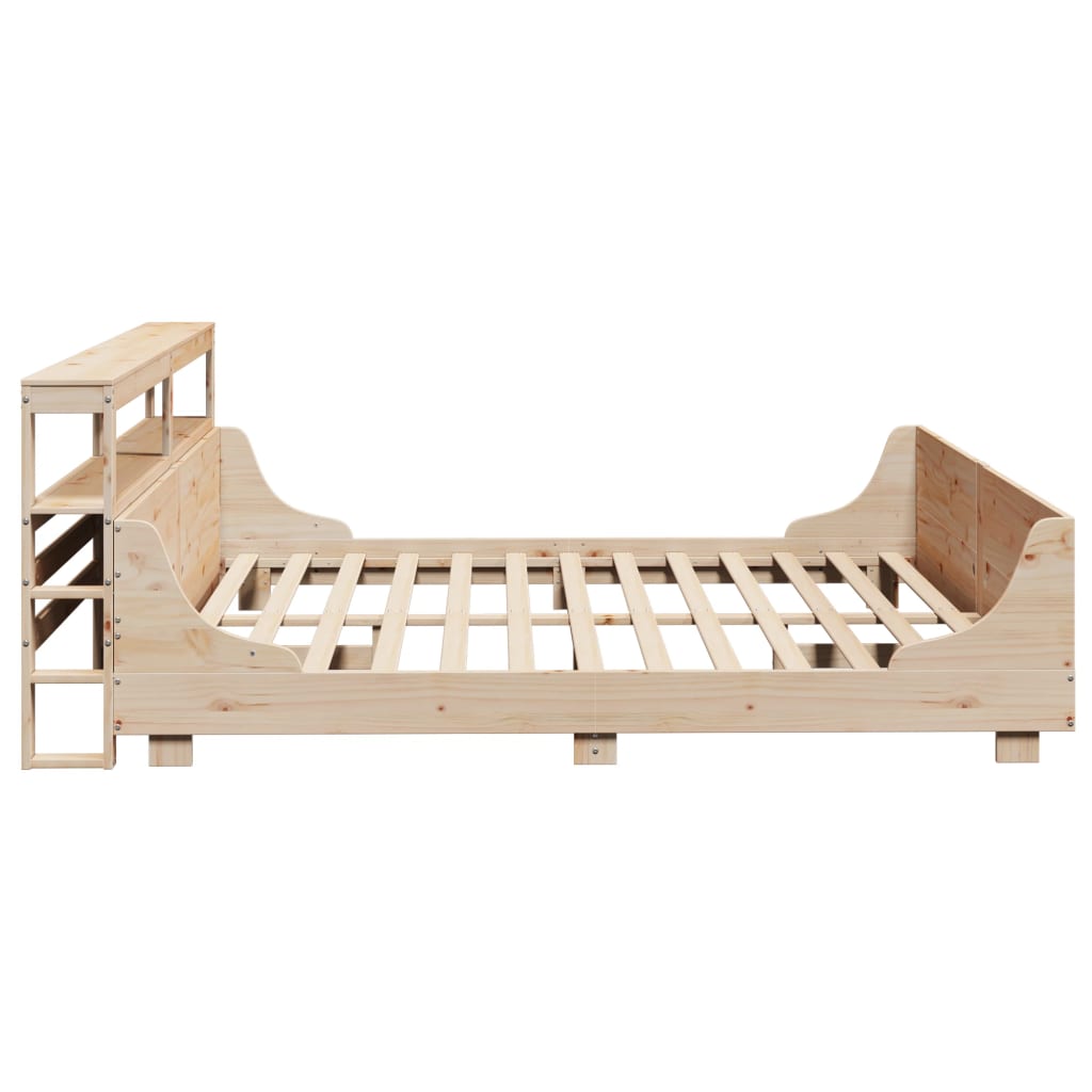 Cadre de lit sans matelas 180x200 cm bois massif de pin