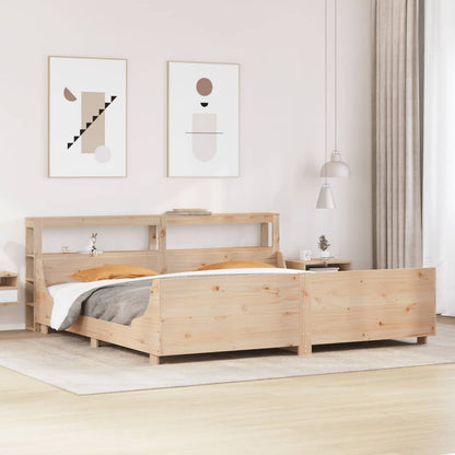 Cadre de lit sans matelas 180x200 cm bois massif de pin