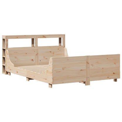 Cadre de lit sans matelas 160x200 cm bois massif de pin