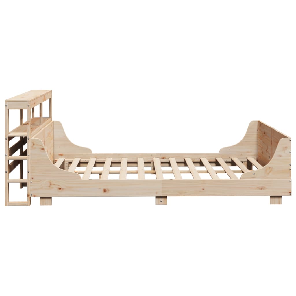 Cadre de lit sans matelas 160x200 cm bois massif de pin