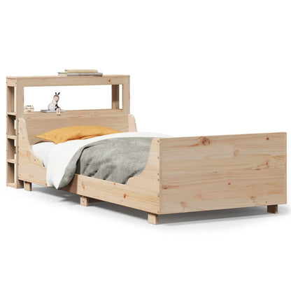 Cadre de lit sans matelas 100x200 cm bois massif de pin