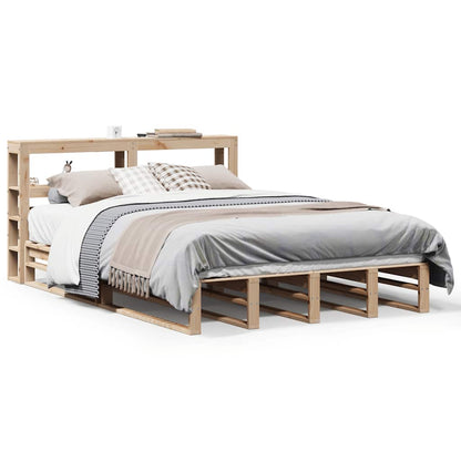 Cadre de lit sans matelas 120x200 cm bois de pin massif