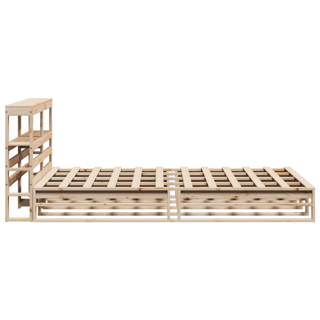 Cadre de lit sans matelas 120x200 cm bois de pin massif