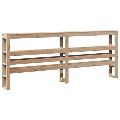 Cadre de lit sans matelas 180x200 cm bois massif de pin