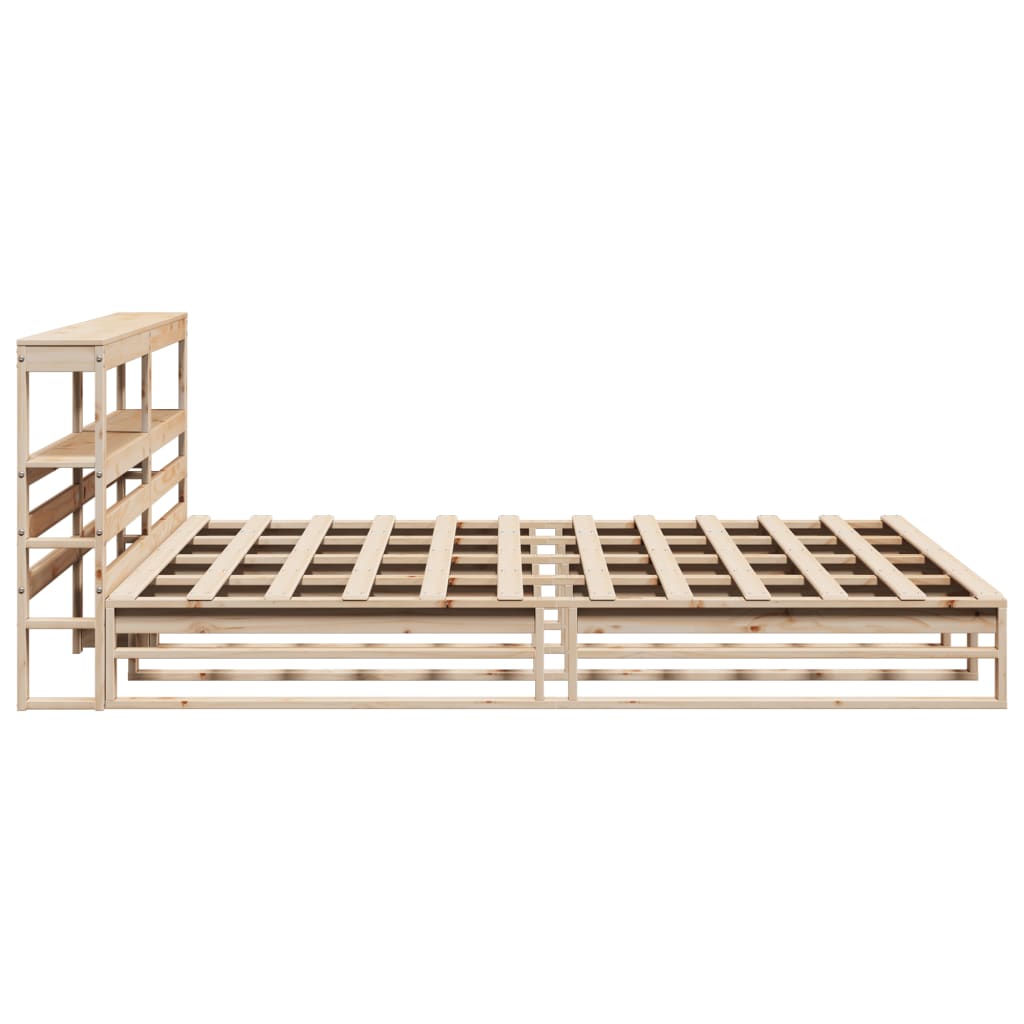 Cadre de lit sans matelas 180x200 cm bois massif de pin