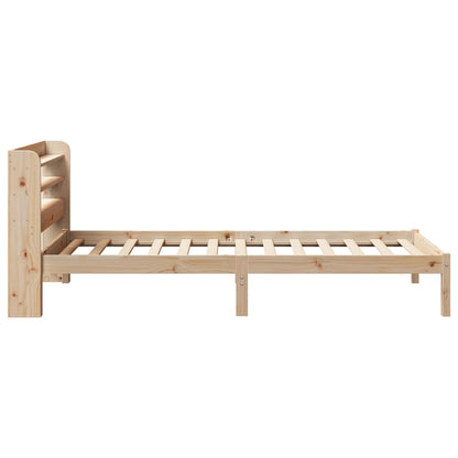 Cadre de lit sans matelas 90x200 cm bois de pin massif