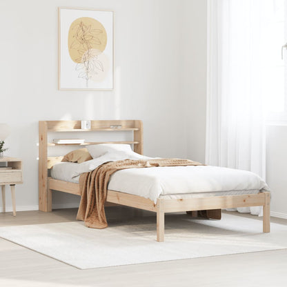 Cadre de lit sans matelas 100x200 cm bois massif de pin