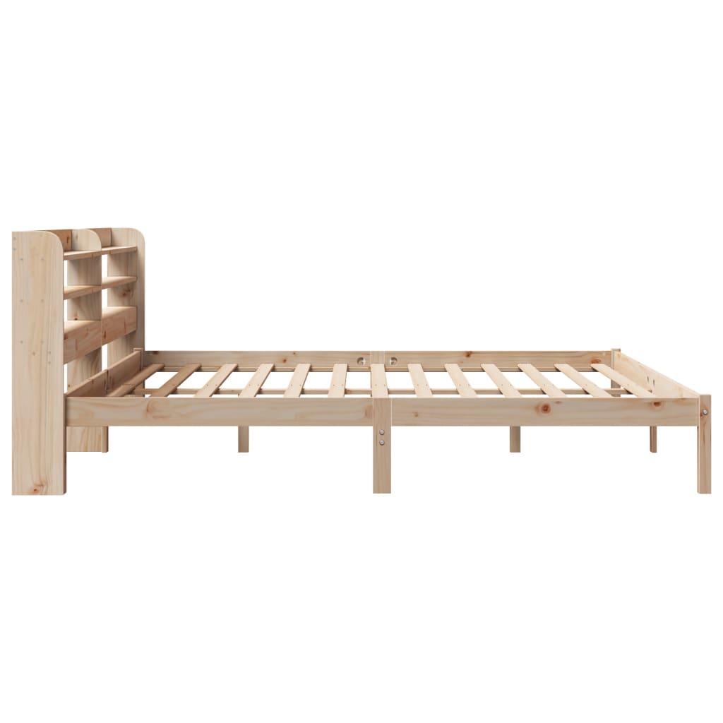 Cadre de lit sans matelas 180x200 cm bois massif de pin