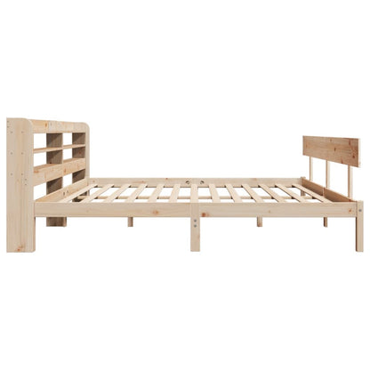 Cadre de lit sans matelas 180x200 cm bois massif de pin