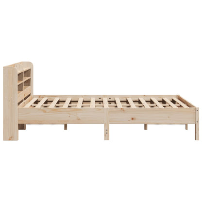 Cadre de lit sans matelas 160x200 cm bois massif de pin