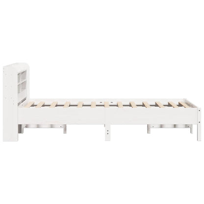 Cadre de lit sans matelas blanc 100x200 cm bois de pin massif