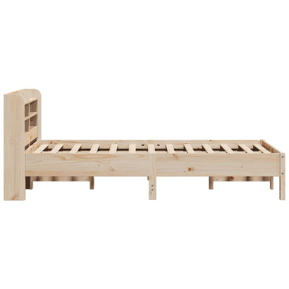 Cadre de lit sans matelas 75x190 cm bois de pin massif